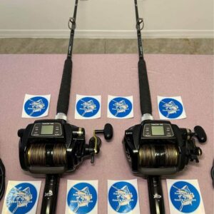 2 Tanacom 1000 Electric reels and rods.